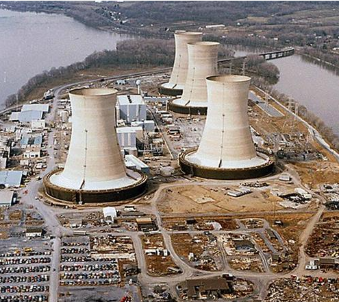 원자력 발전소의 우물 입구가 깨끗하다.